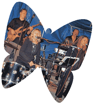 die Band in Aktion